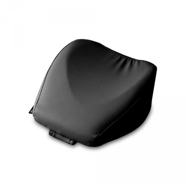 Dentalax neck support for treatment tables, black (PU), with Velcro fastening