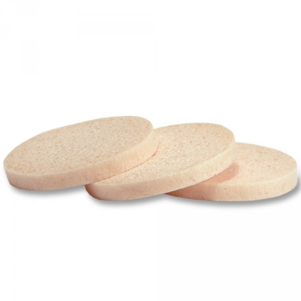 Viscose sponge, apricot, Ø 8 cm (3.15 in)