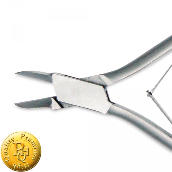 Nail corner nipper, 13 cm, blade: 17 mm, flamy/pointed