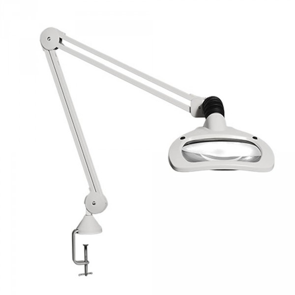 Magnifying lamp LUXO Wave LED 3,5 diopter in white