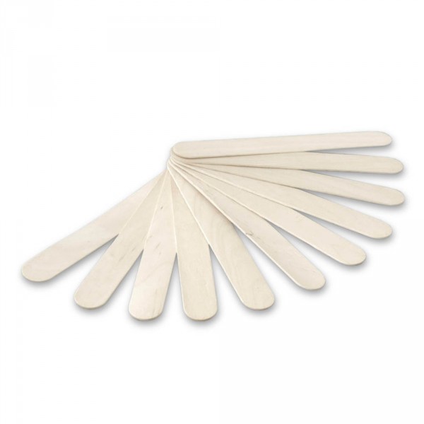 Spatula, wood, 15 cm (5.9 in), 100 pieces