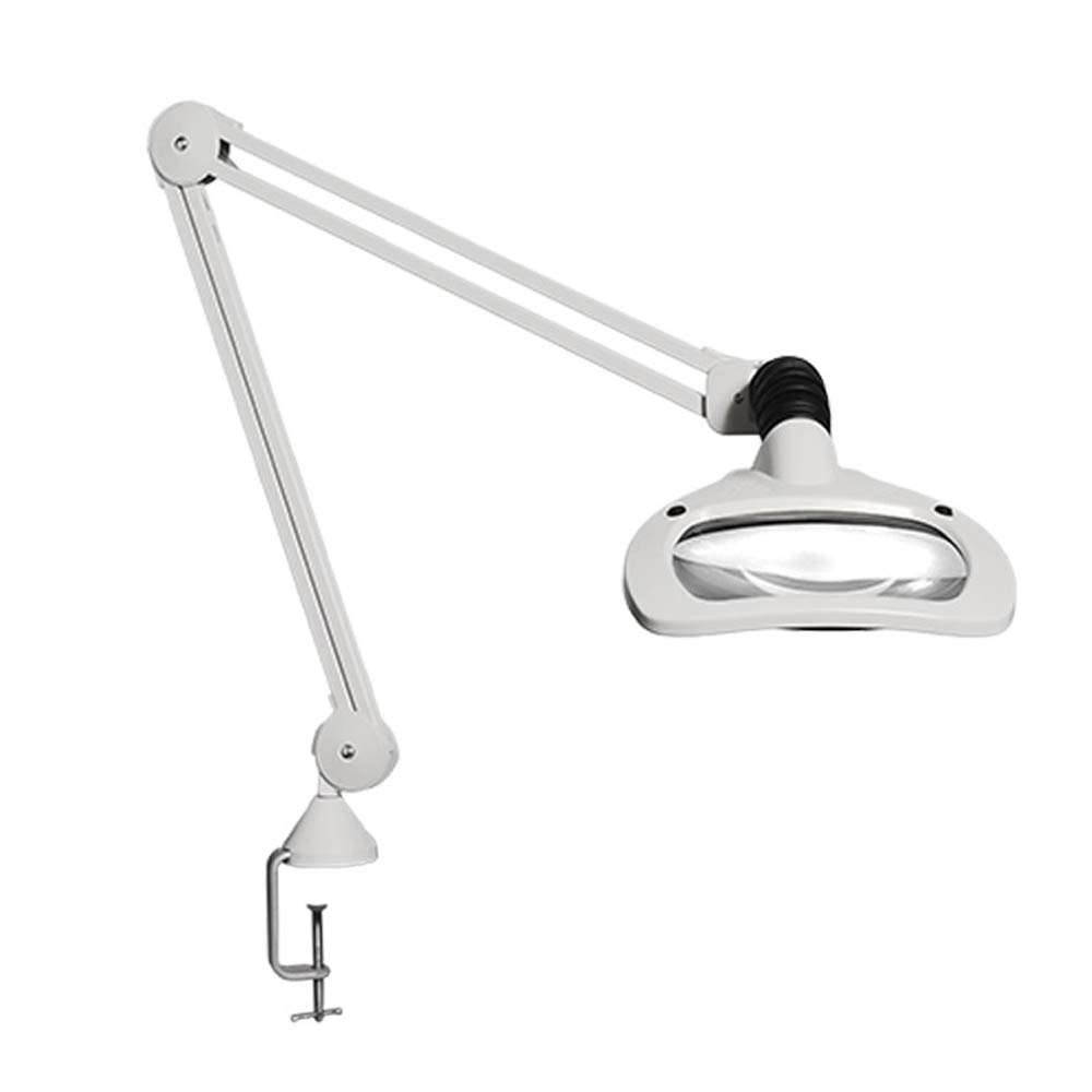 Magnifying lamp LUXO Wave LED 3,5 diopter in white Magnifying lamps