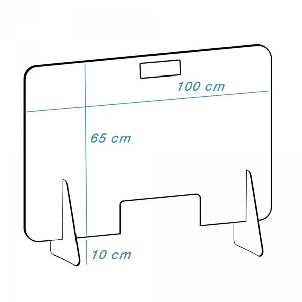 Plexiglass disc &#039;mobile-high&#039;, Transparent