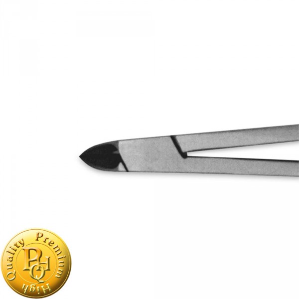 cuticle nipper, 10 cm, straight blade, 9 mm