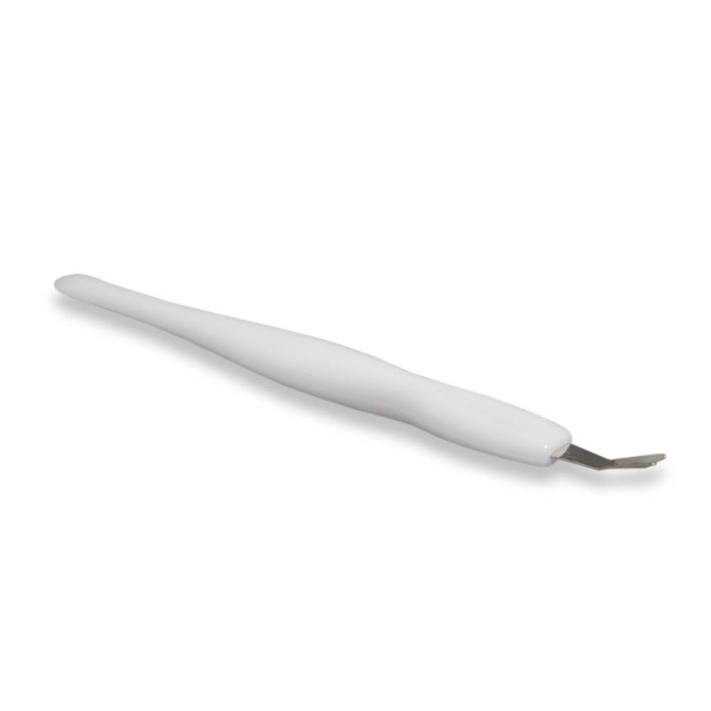 Tenartis Nagelhautmesser Mit V-Klinge & Gummidrücker – 120 Mm Länge, Rostfreier Edelstahl | Professionelle Nagelpflege