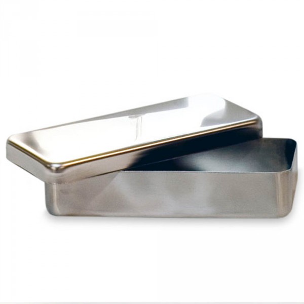 Instruments box, stainless steel, 18 x 8 x 4 cm