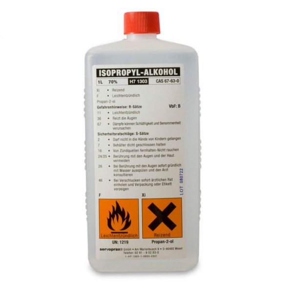 isopropyl alcohol, 70%, 1000 ml