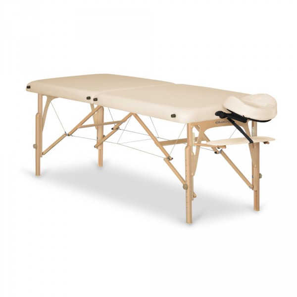 Gharieni PorTable, portable massage table, upholstery beige, width 70 cm