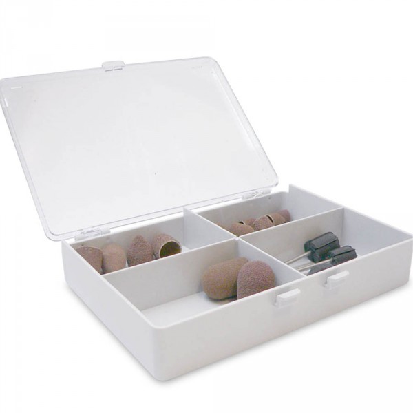 Plastic box, 4 compartments