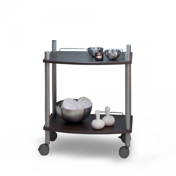 Trolley LamicaDecor, 2 tiers, wenge/titan