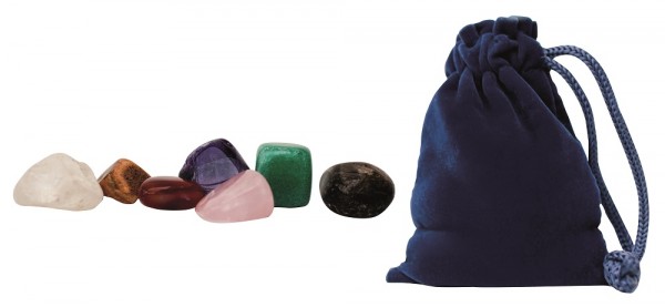 Chakra stone set, 7 pieces