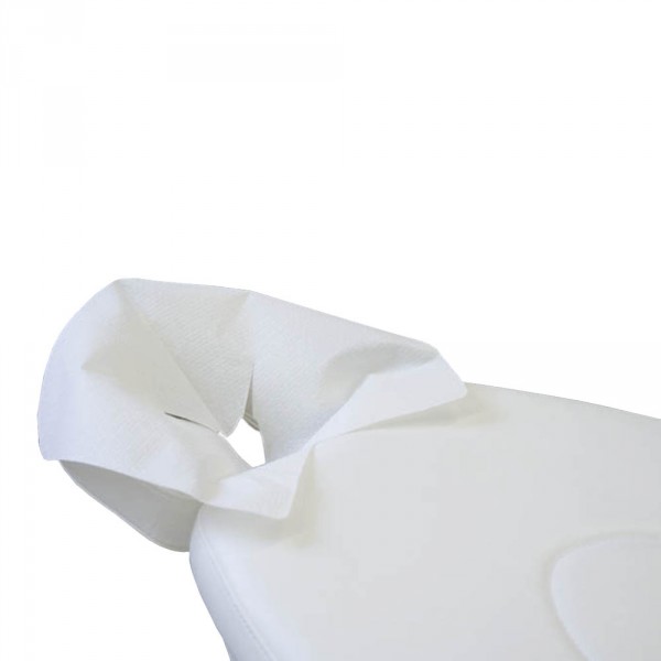 Slotted tissues for headrest nose opening, 40x30cm (15.75 x 11.8 in), 100 pcs.