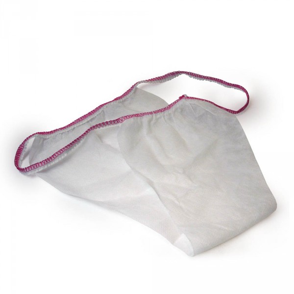 Disposable tanga slips for women, 50 pieces