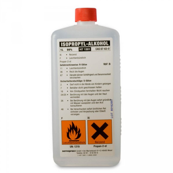 isopropyl alcohol, 99%, 1000 ml