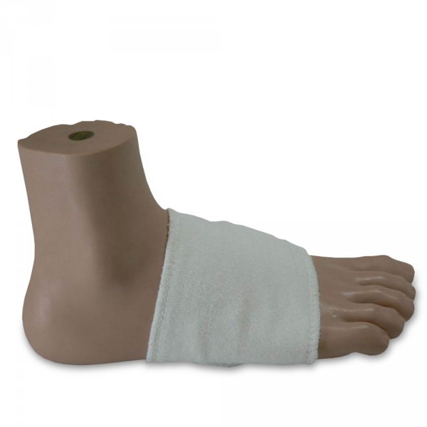 Bandeau for hot stone foot treatment