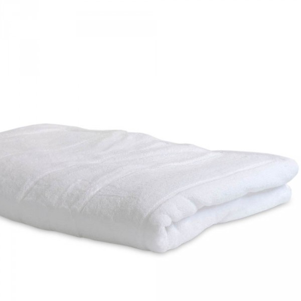 Terry cloth blanket, white, 150 x 200 cm