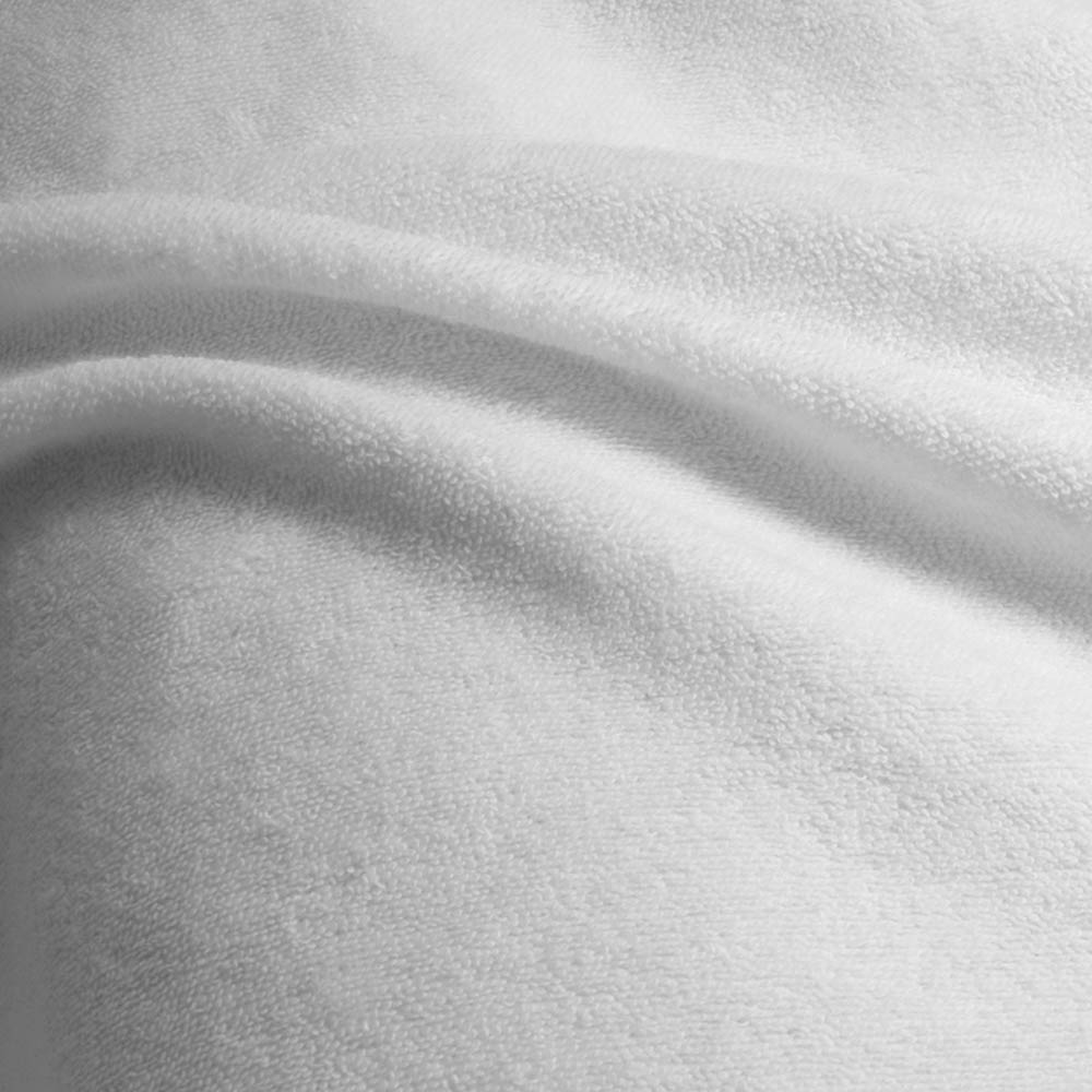 Universal terry cloth cover for wellness beds, 5parts, in white