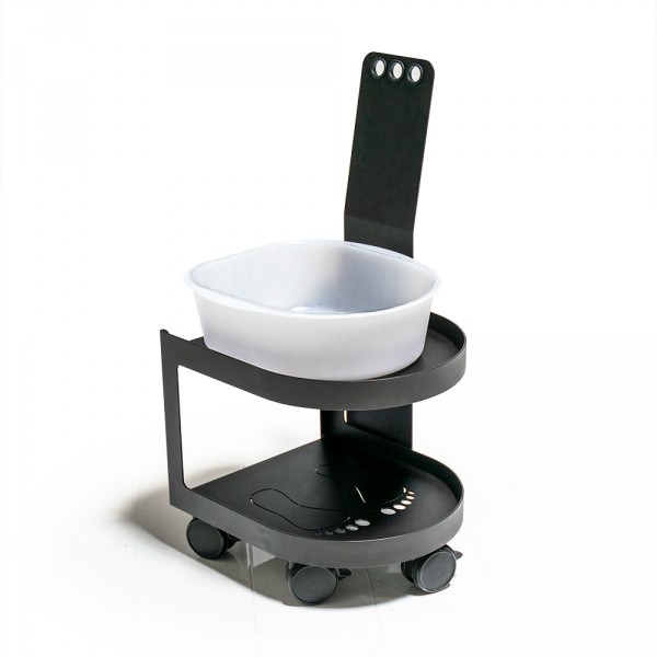 Footbath with Trolley, Wenge, RAL8022