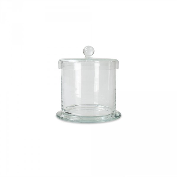 Cotton jar with lid, 12 cm high, Ø 12 cm