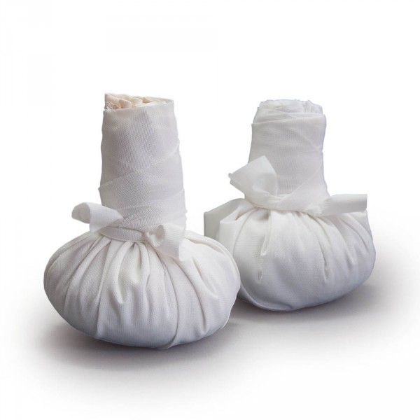 Pair of quartz poultice medium (320g), incl. 2 protection cover PU