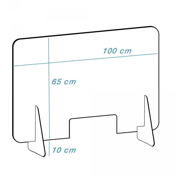 Plexiglass disc &#039;high&#039;, Transparent