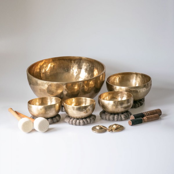 Vibra-Healing singing bowl set